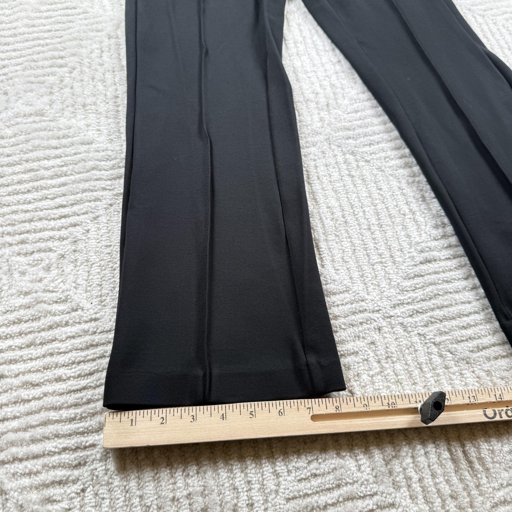 J Crew Knit Dress Pant Womens 10 Black Pull On Straight Leg Work Office Mob Wife - Picture 3 of 8